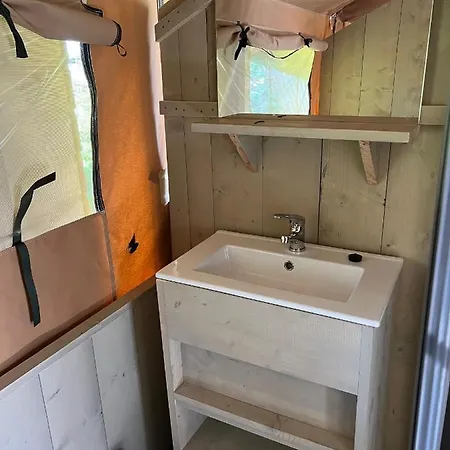 'Glamping' Angelzelt Am See Mit Steg Und Boot Blankensee  Extérieur photo