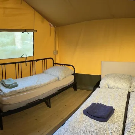 'Glamping' Angelzelt Am See Mit Steg Und Boot Blankensee  Extérieur photo